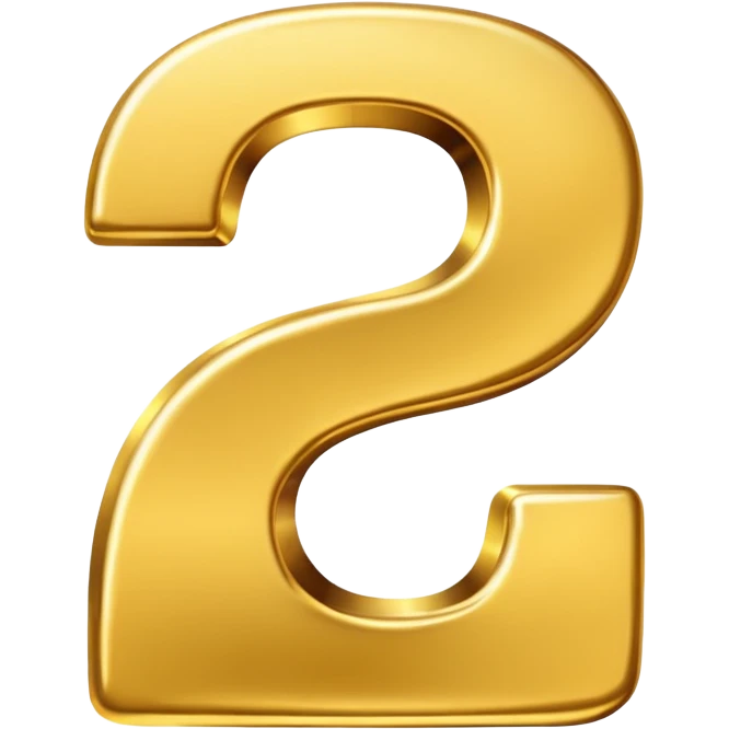 Lucky number thirteen emoji