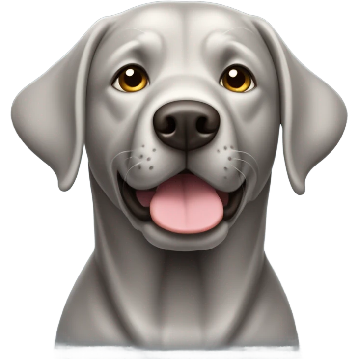 Silver Labrador  emoji