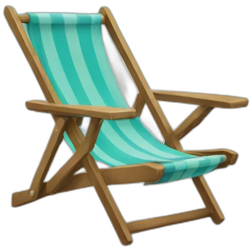 Beach chair emoji