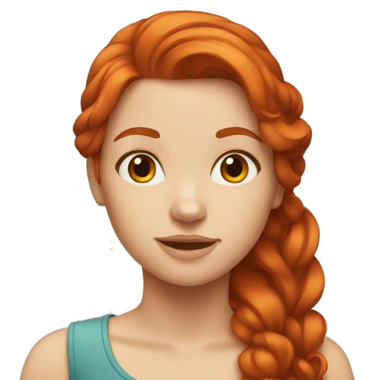 redhead girl emoji