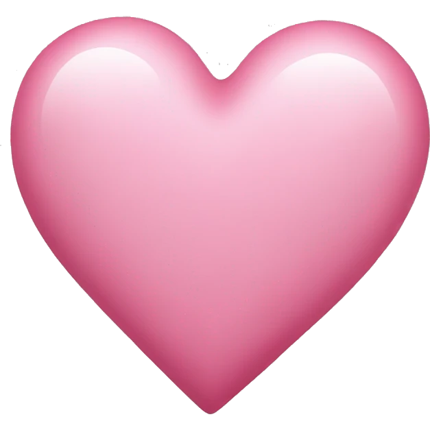 Pink Heart emoji