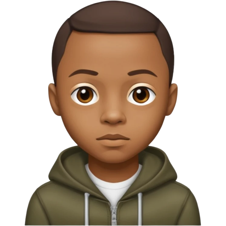 Shad "Bow Wow" Moss with dark brown hair emoji