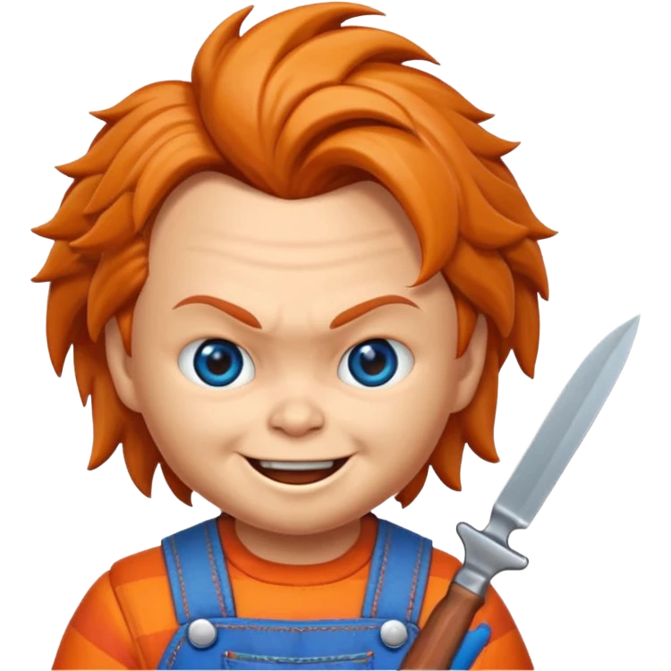 Un emojin de chuky emoji