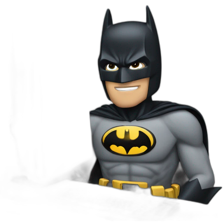 Batman computer guy emoji