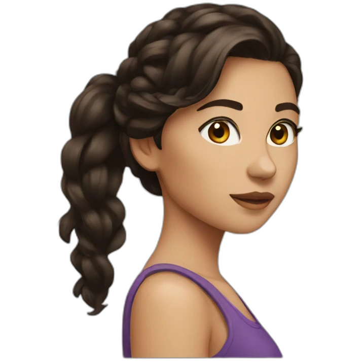 brunette emoji