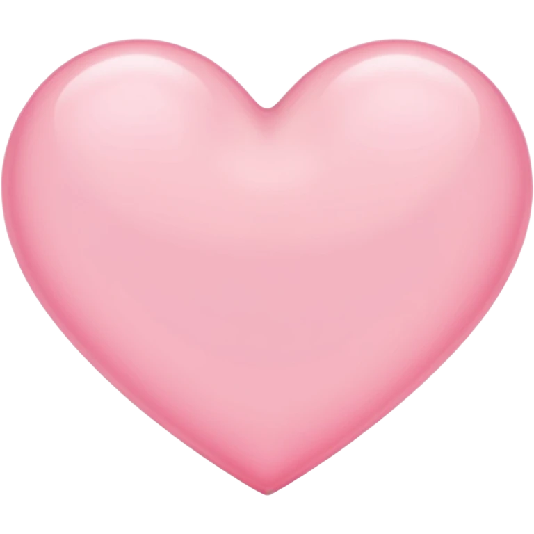 light pink heart in imagination emoji