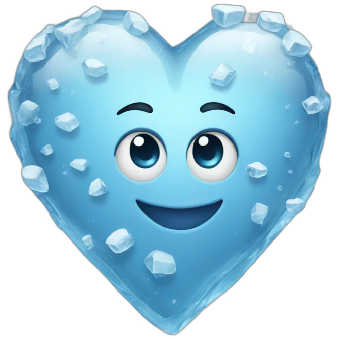 ice heart emoji