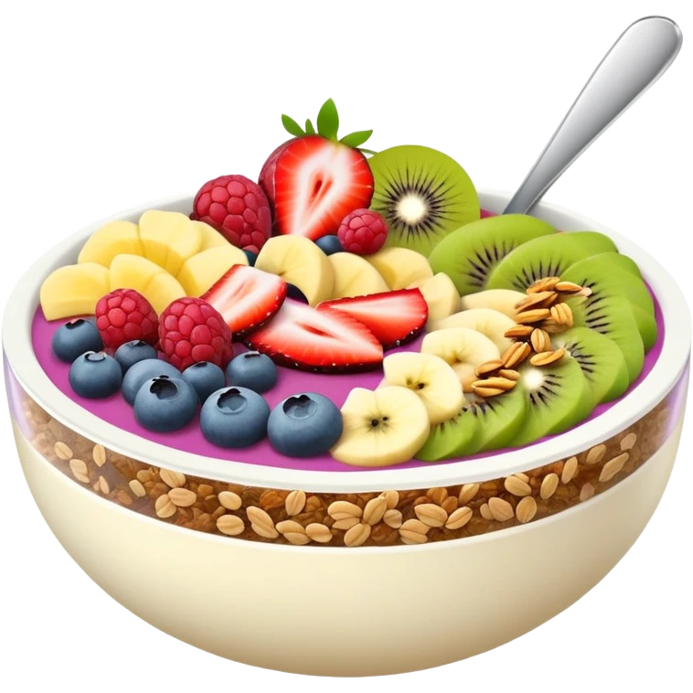smoothie bowl  emoji
