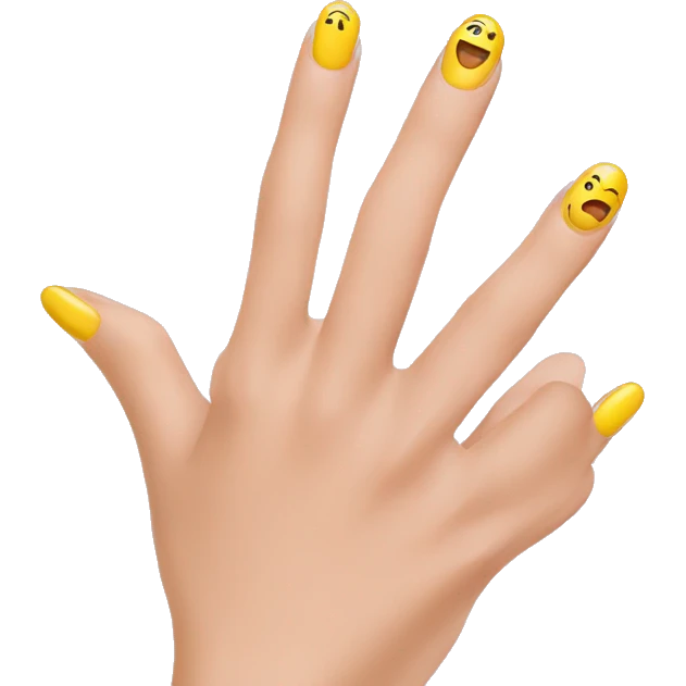 press on nails  emoji