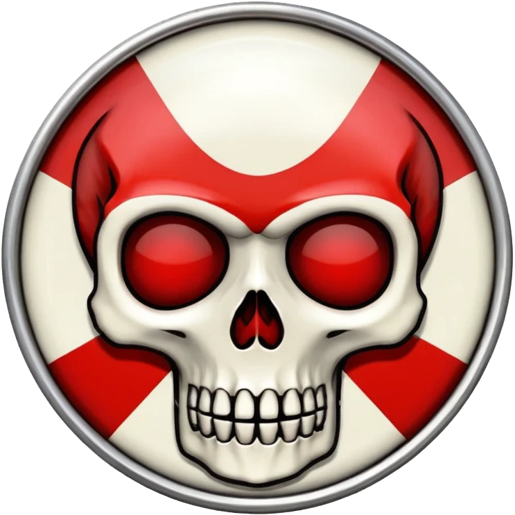 danger warning skull  sign emoji