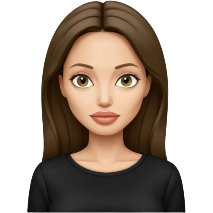 Angelina Jolie up to the waist emoji