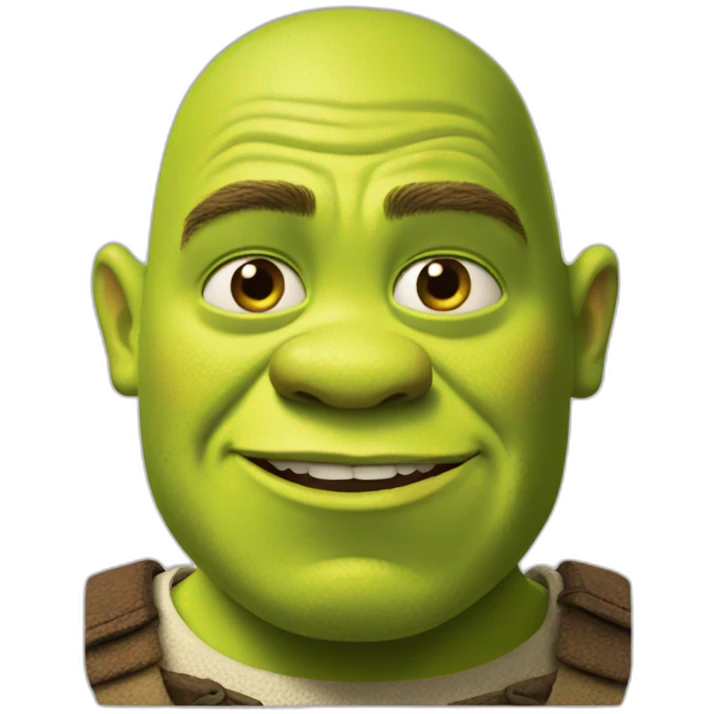 Shrek asombrado emoji