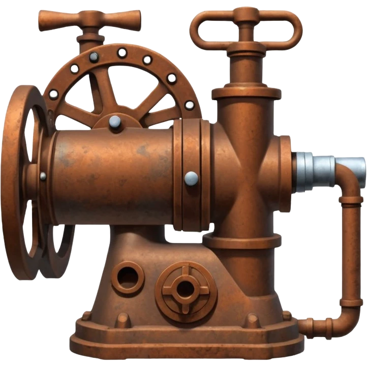 a Ghibli-style water pump  emoji