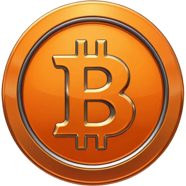 orange bitcoin emoji
