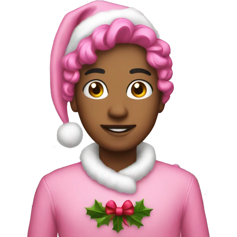 Pink Christmas  emoji
