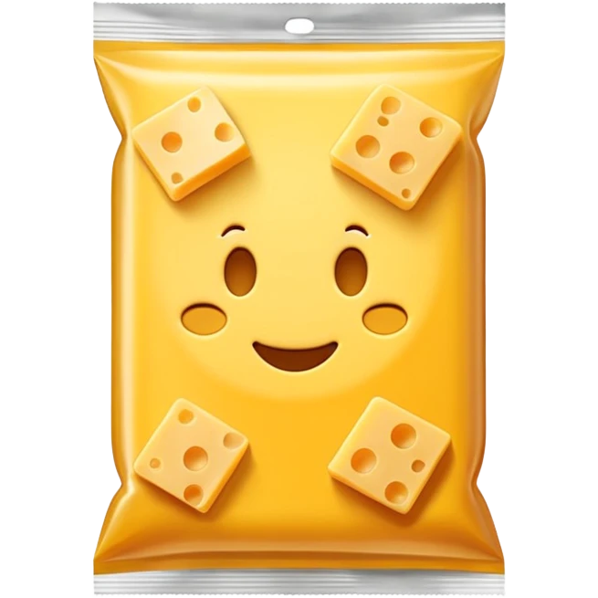Cheese snack package emoji