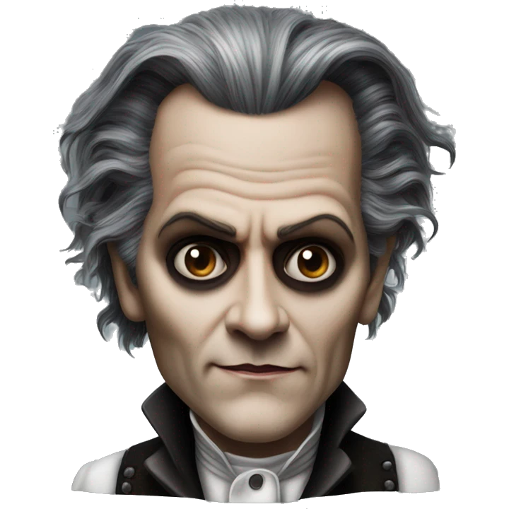 photorealistic Sweeney todd by Johnny Depp emoji