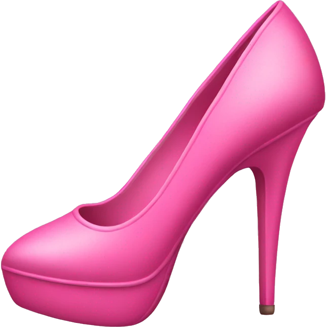 Pink high heels emoji