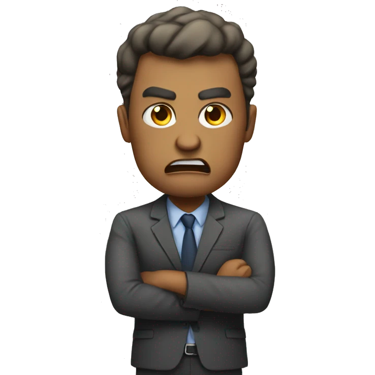 Angry teacher emoji