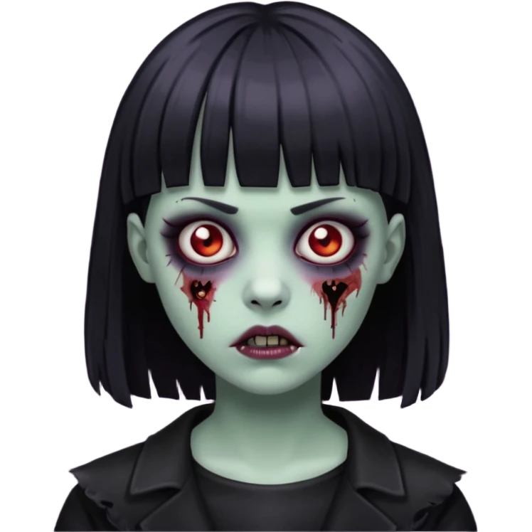 gotica de franja zombie  emoji