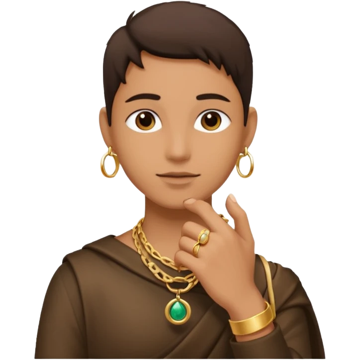 A Hand on placed on another persons shoulder zoomed in but you only see the one person and the hand on the shoulder  emoji