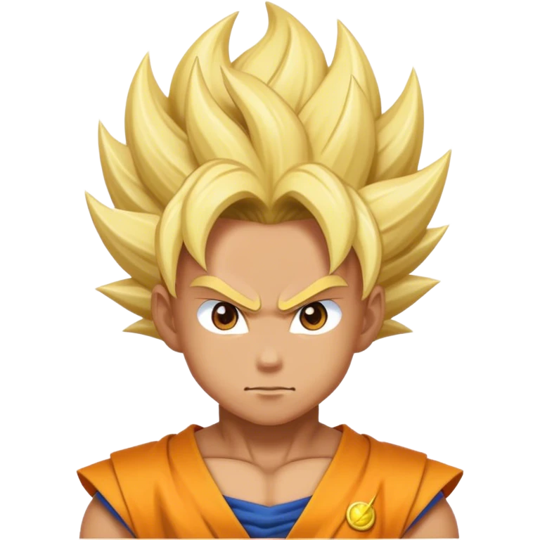 Dragon Ball Z Super saiyan emoji