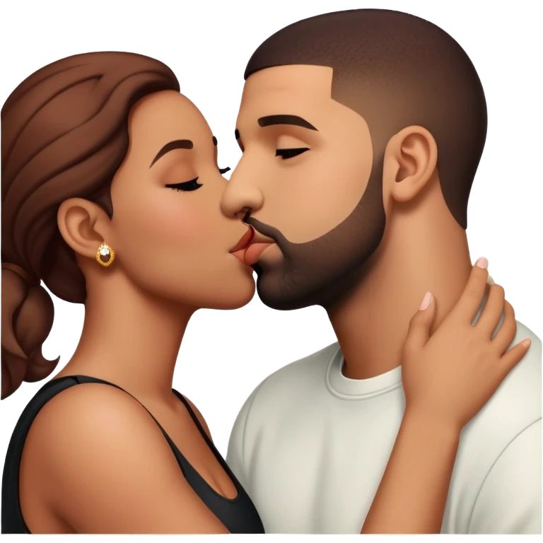 drake kissing emoji