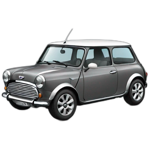 Grey mini cooper emoji