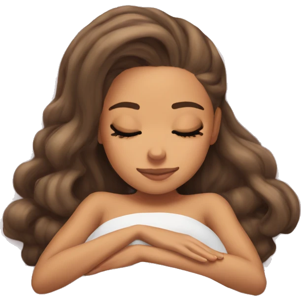 Ariana Grande sleeping emoji