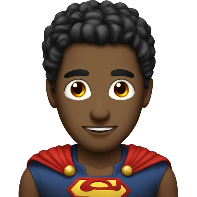 super homelnader from "the boys" series with red eyes  emoji