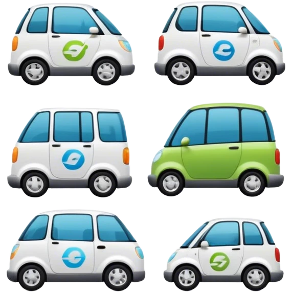 ecommute is a 100% electric vehicle fleet for corporate employee transportation emoji