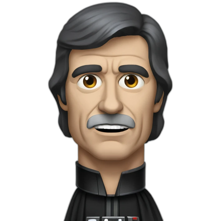 darth vader with the face of jose maria aznar emoji