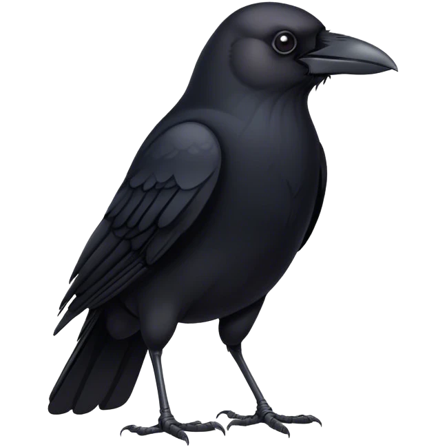 Black crow emoji