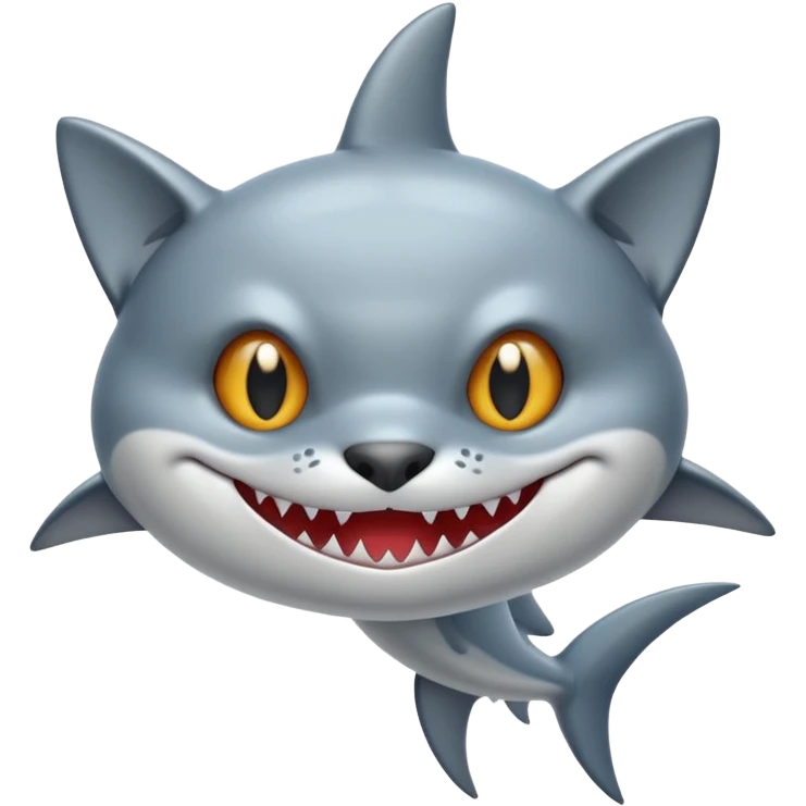 shark x cat emoji