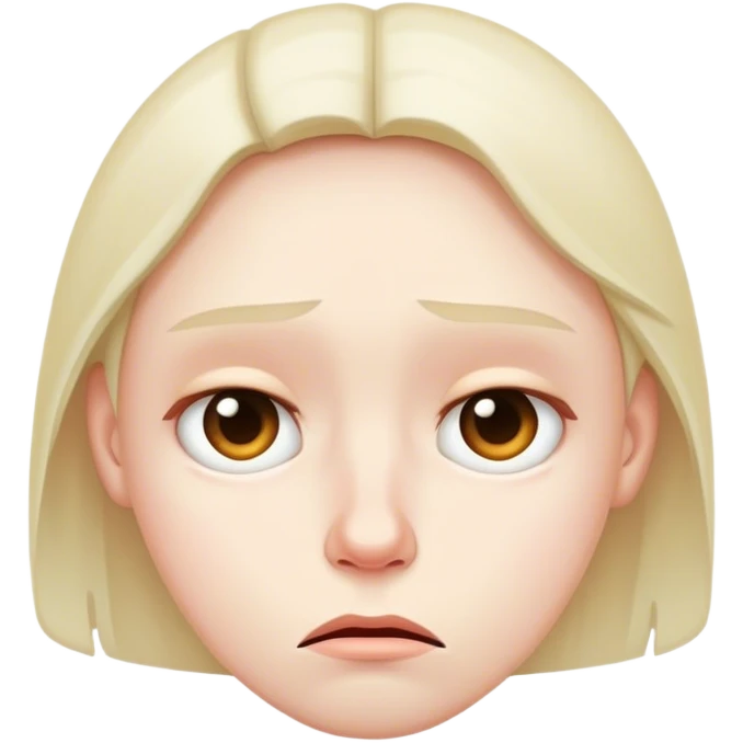 Disappointed face emoji