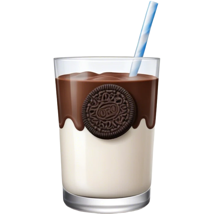 Oreo in mlik emoji