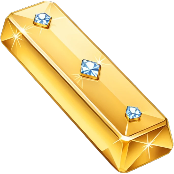 create a golden diamond bar emoji  the most attractive any one or all of them ill choose it should be fully golden emoji