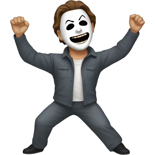 Michael Myers dancing emoji