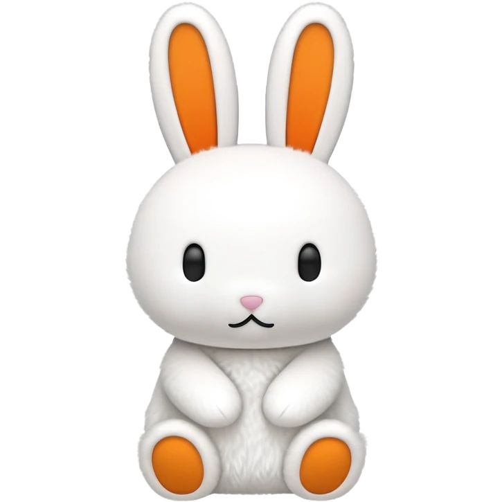 Miffy bunny, simple and cute emoji