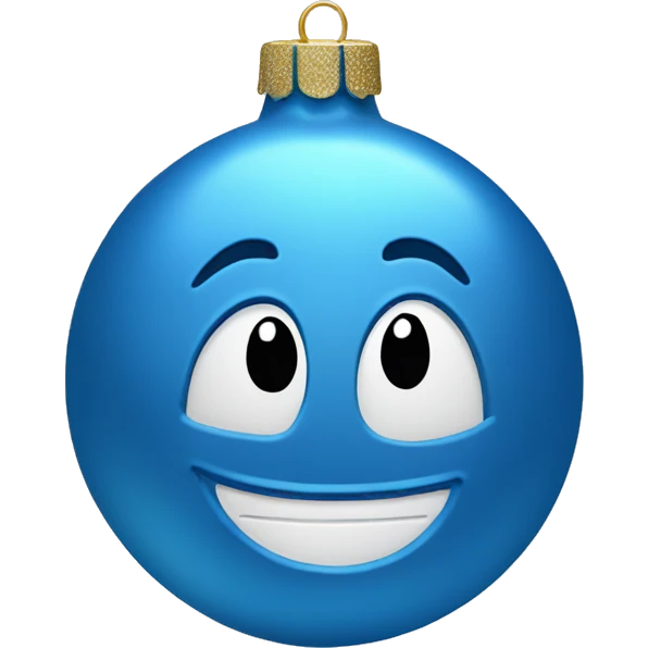 blue ornament with the name jake on it in cursive  emoji