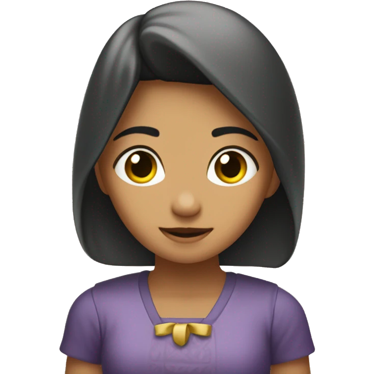Una niña porrista en una pirámide  de porristas  emoji