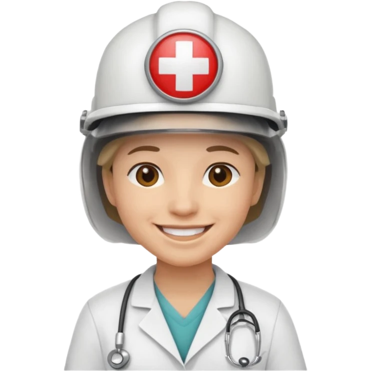 helmet doctor emoji