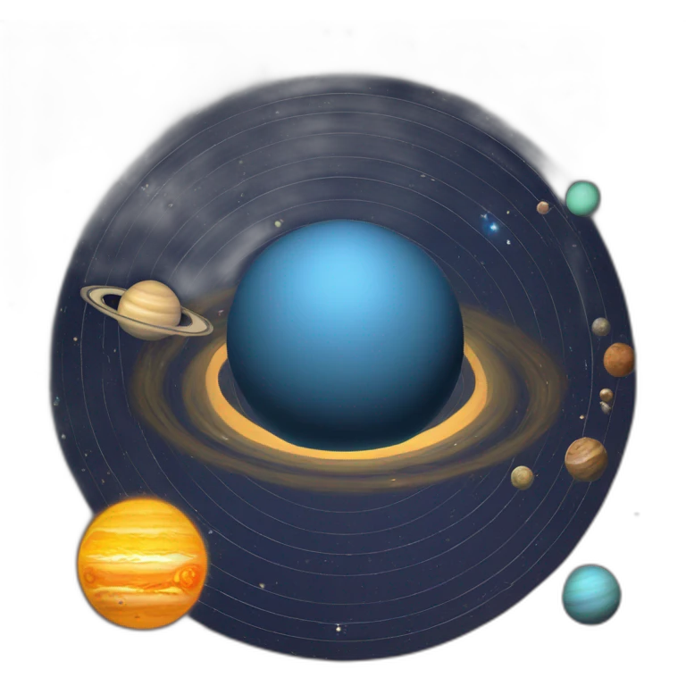 Solar system  emoji