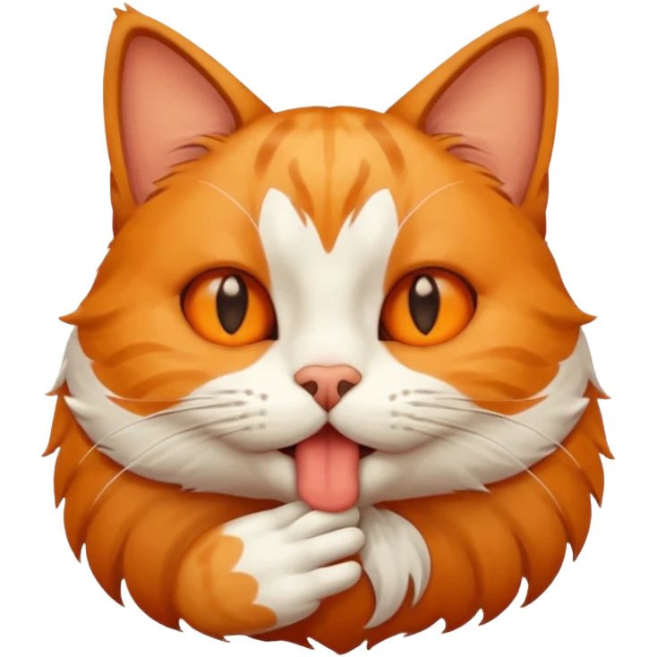 nose picking cat emoji