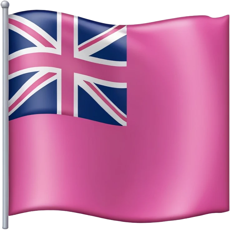 Pink Australian Flag emoji