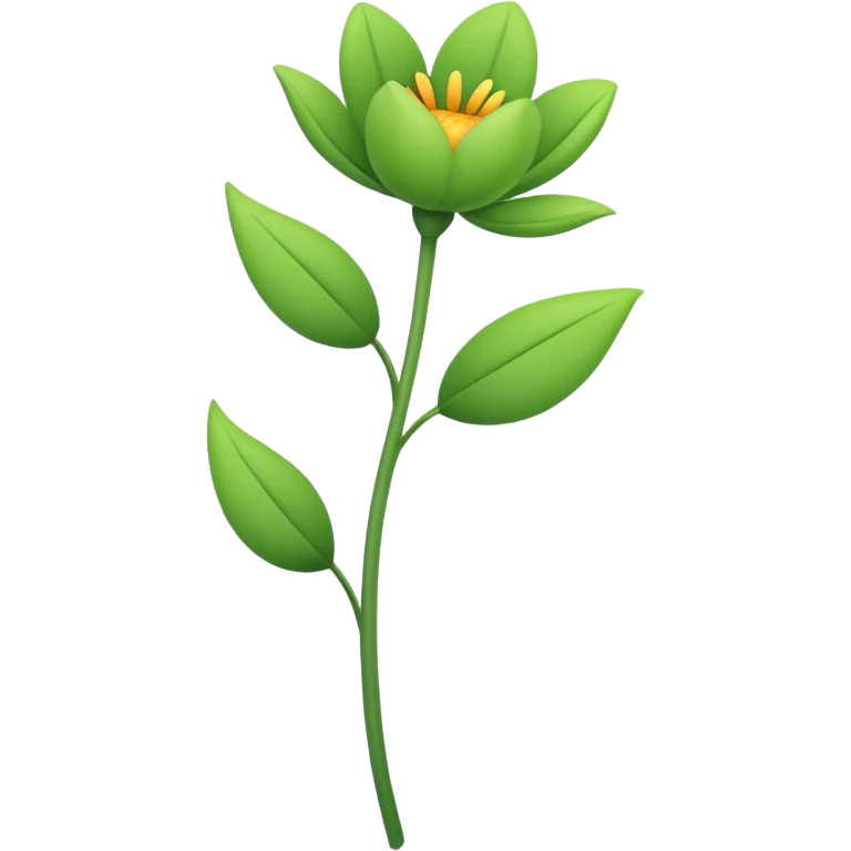 flower stem emoji