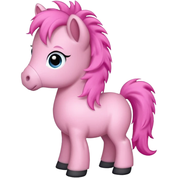 Pink baby pony emoji