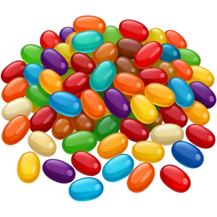 Jelly bean emoji
