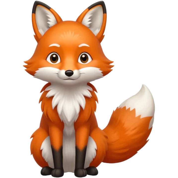 A cute fox emoji