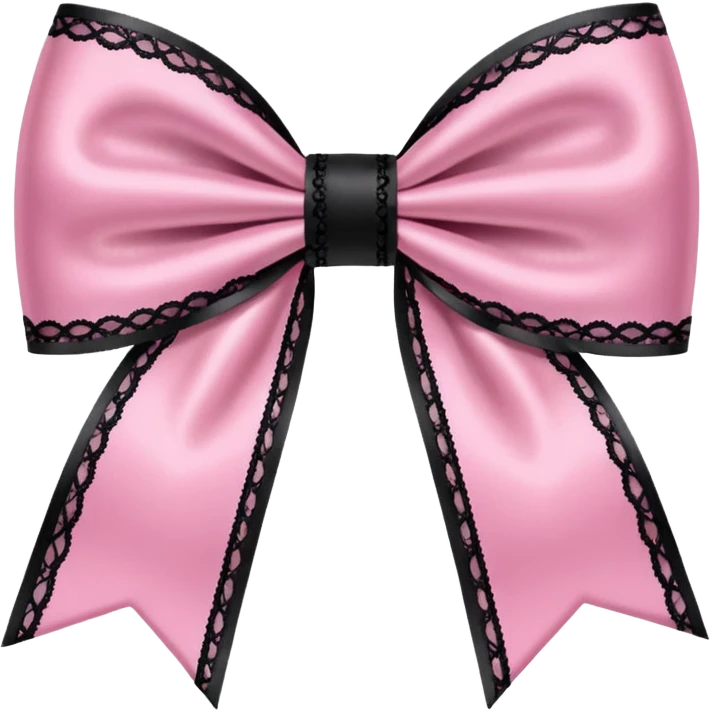 pink gothic bow emoji